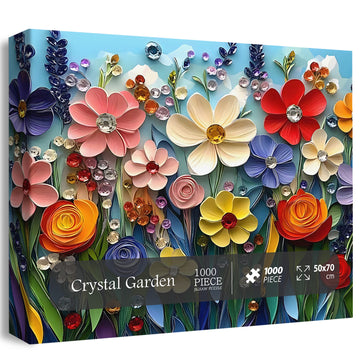 Puzzle giardino di cristallo 1000 pezzi